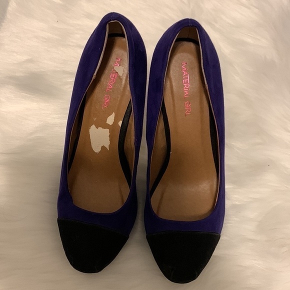 Material Girl Faux Suede Heels Size 6.5 - Picture 3 of 7